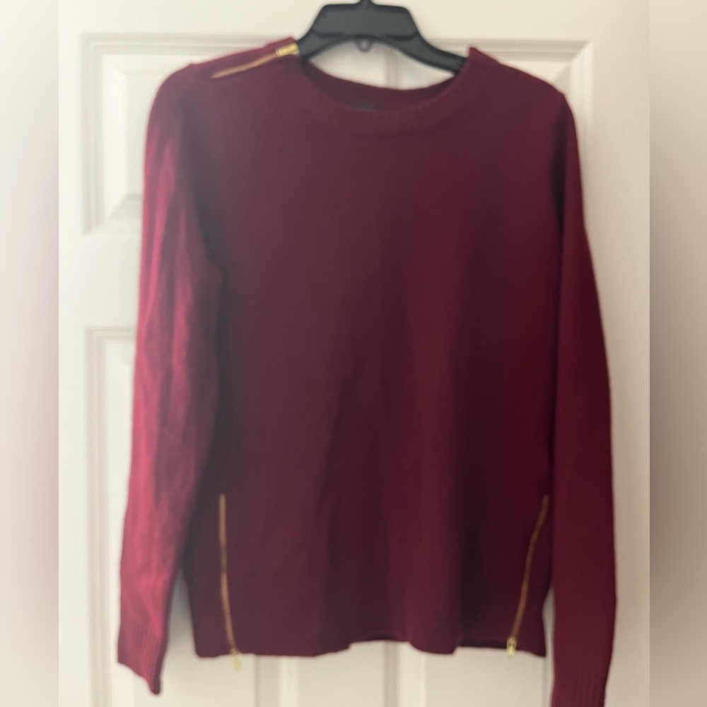 JCrew Burgundy Sweater
